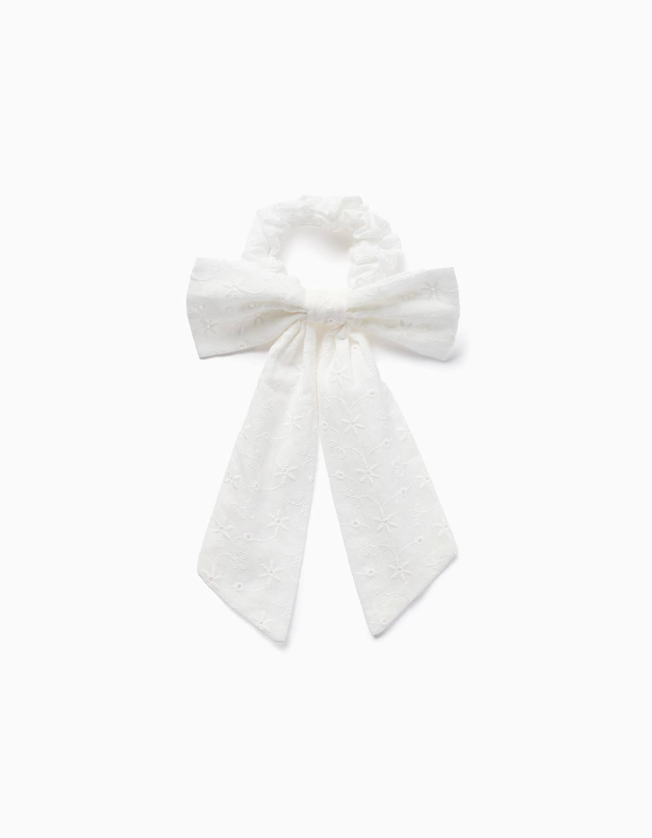 Chouchou Avec Nud En Broderie Anglaise Beige Clair 15 €