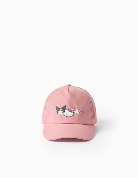Fille-Accessoires-Casquette en coton avec imprimé hello kitty