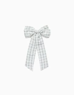 -Barrette à cheveux avec nœud vichy b&s