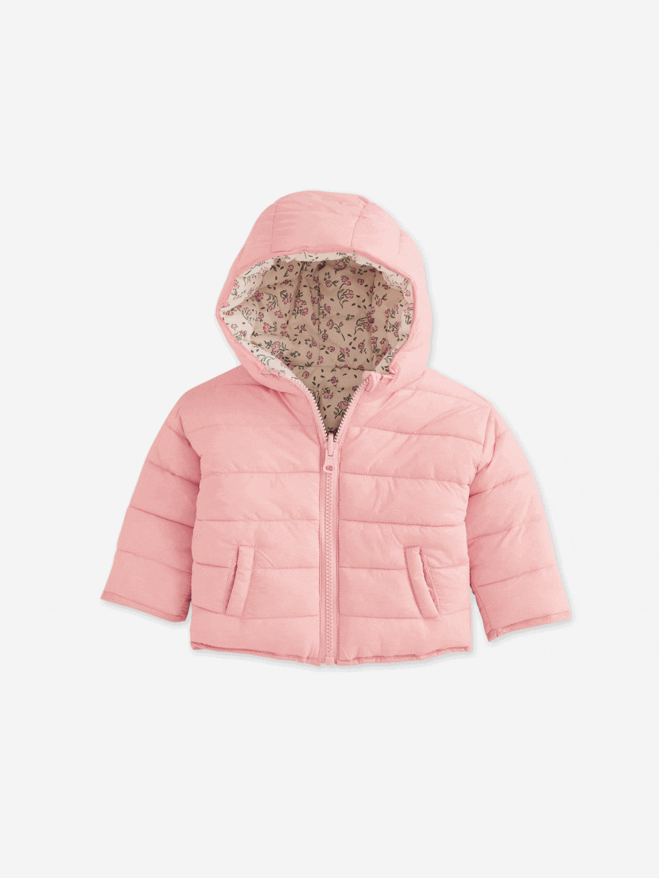 Doudoune légère bébé fille écru