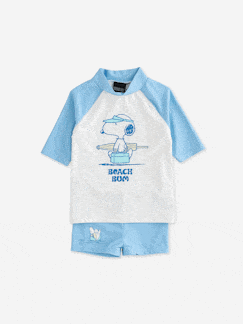 Maillot de bain anti UV Snoopy  - vertbaudet enfant