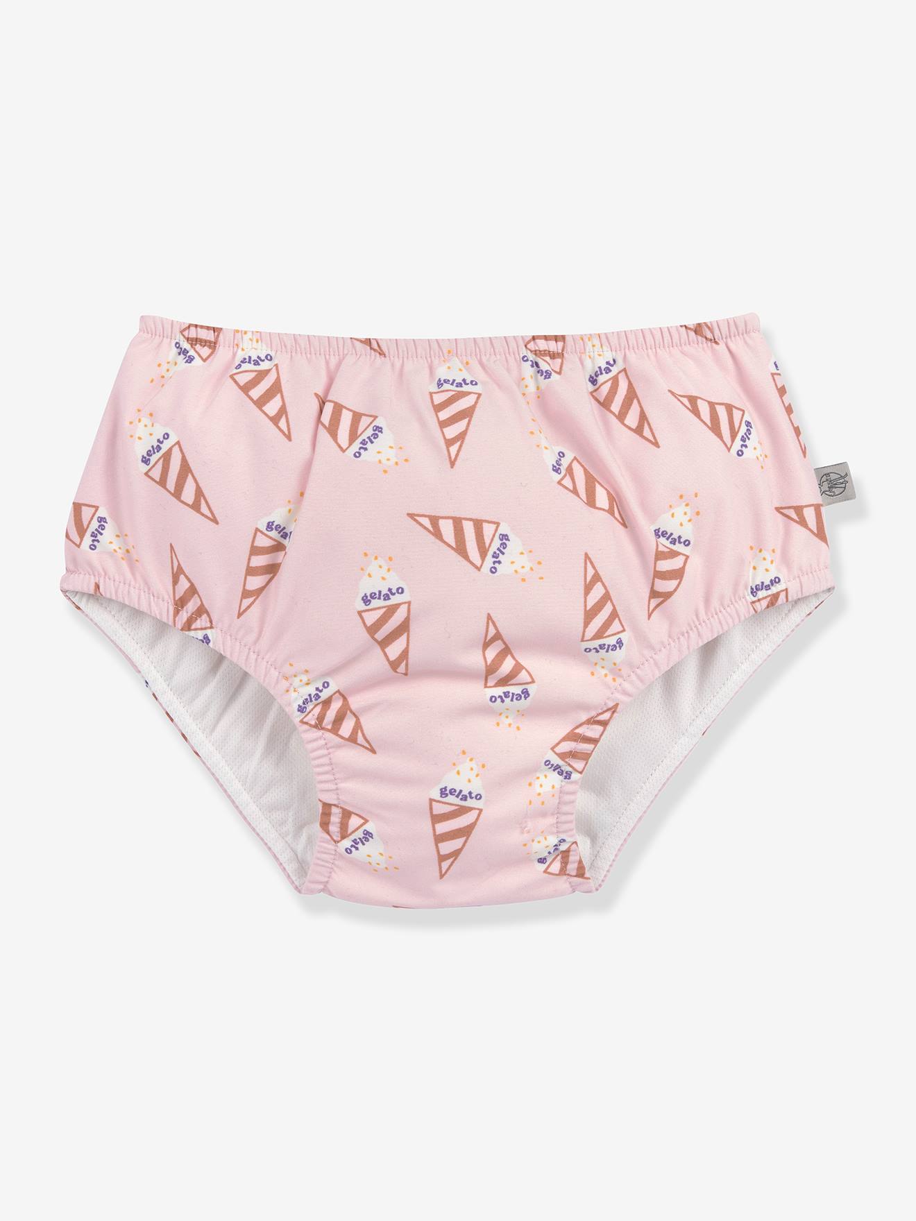 Maillot de bain couche bébé rose