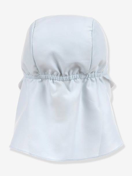 Casquette protège nuque UV bébé bleu 2 - vertbaudet enfant 
