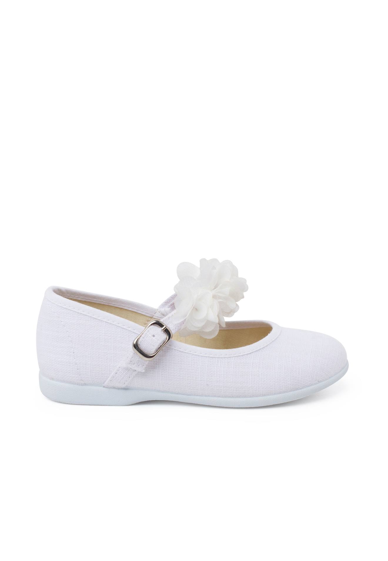 Chaussures Babies Cérémonie Brazalet À Fleurs Blanc