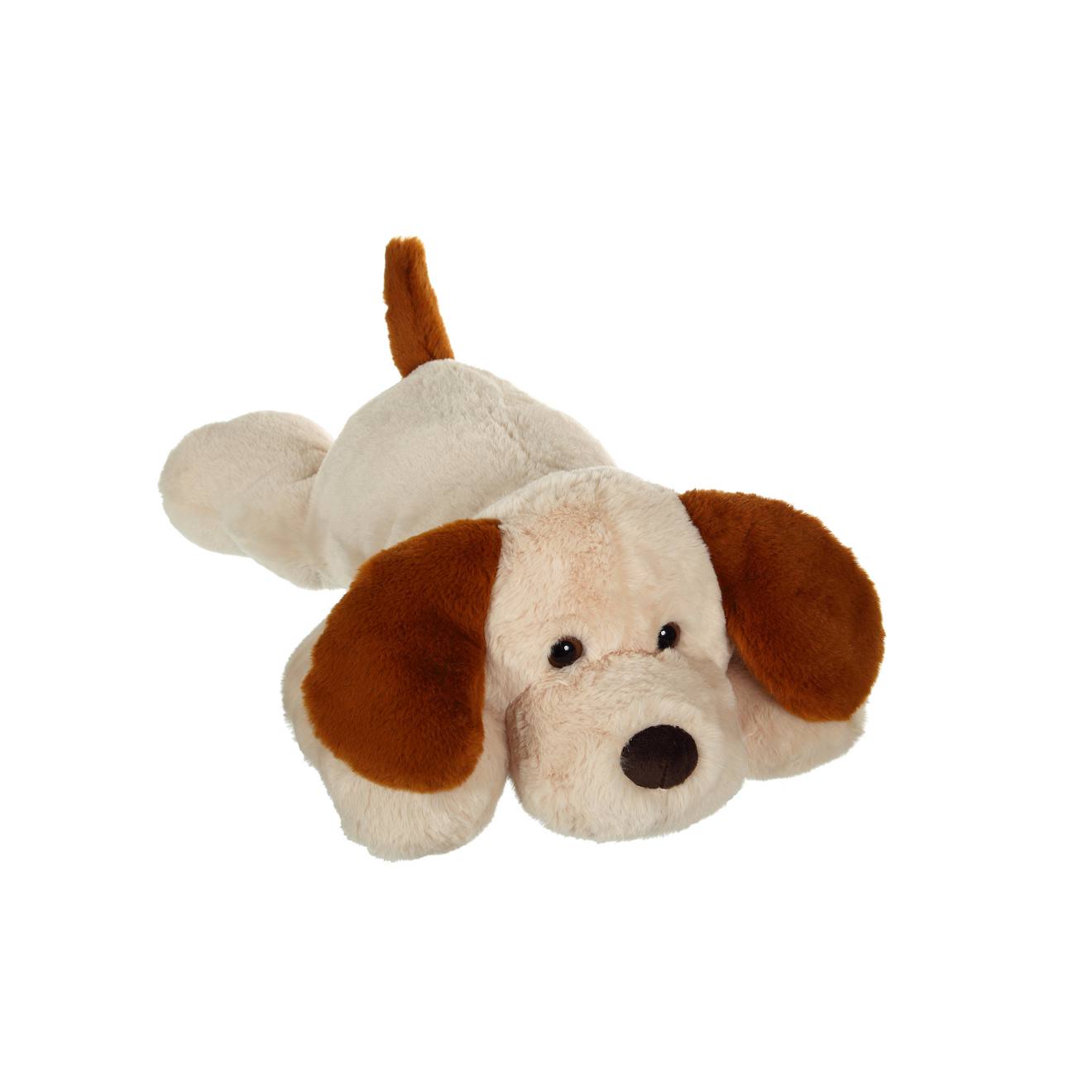 Peluche Chien Allongé Douceur 50 Cm Beige Peluche Chien Allongé Douceur 50 Cm Beige