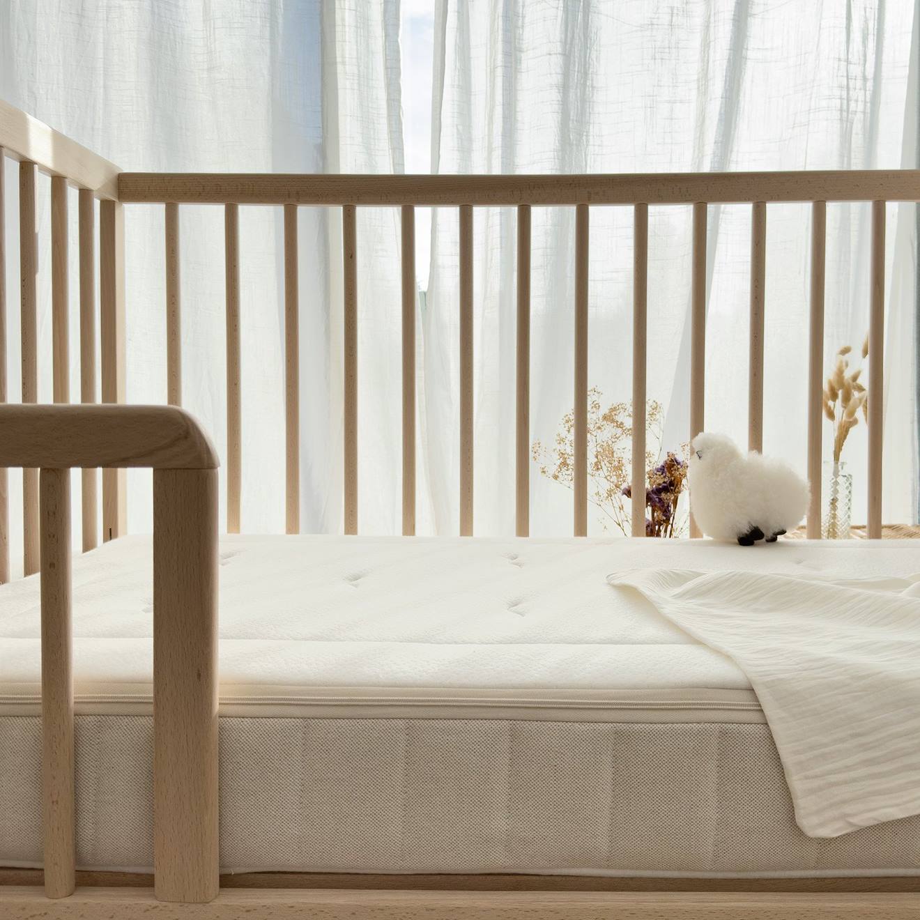 Matelas Bébé Chanvrenatura® Blanc (Kadolis) - Image 1