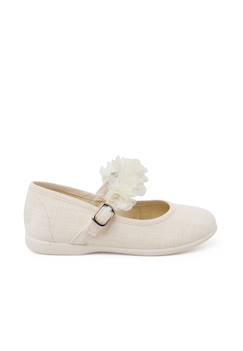 Chaussures-Chaussures babies cérémonie brazalet à fleurs