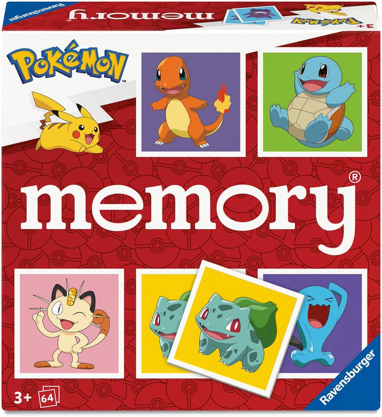 Jeu De Mémoire Pokémon Grand Memory À Partir De 3 Ans Multicolore