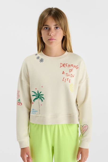 Sweat-shirt upagi  - vertbaudet enfant