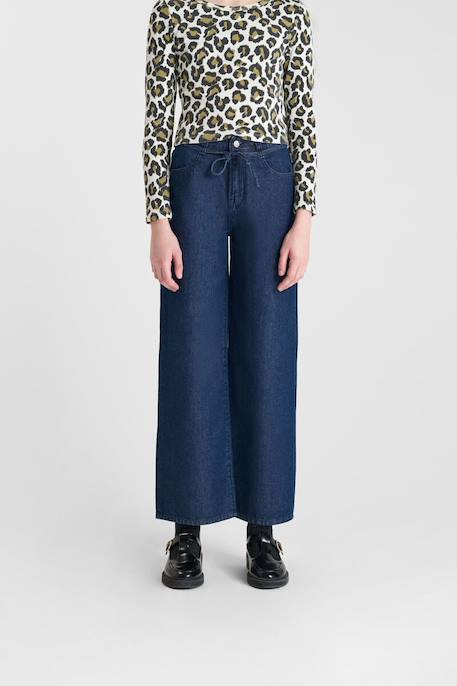 Pantalon flare en jeans alexgi  - vertbaudet enfant