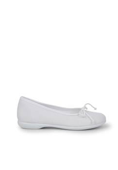 Ballerines de cérémonie en lin pour fille  - vertbaudet enfant