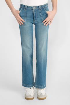 Jeans bootcut pulp slim, longueur 34  - vertbaudet enfant