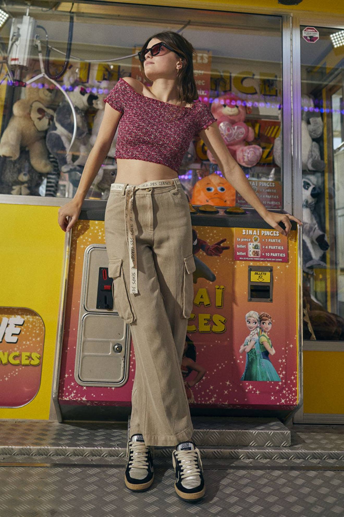 Pantalon droite sienagi raffia