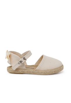 Chaussures-Espadrilles cérémonie nœud arrière en gros-grain