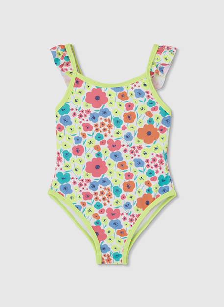 Maillot de bain pour fille imprimé fleurs  - vertbaudet enfant