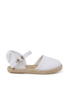 Chaussures-Chaussures bébé 17-26-Espadrilles cérémonie nœud arrière en gros-grain
