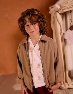 -Blouson en sergé de coton avec poches