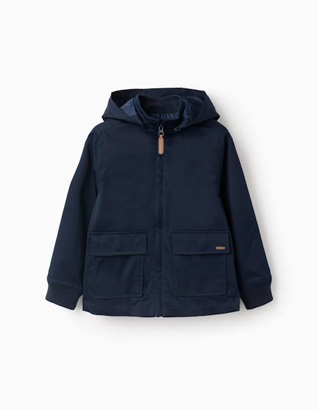 Garçon-Manteau, veste-Veste avec doublure et capuche amovible