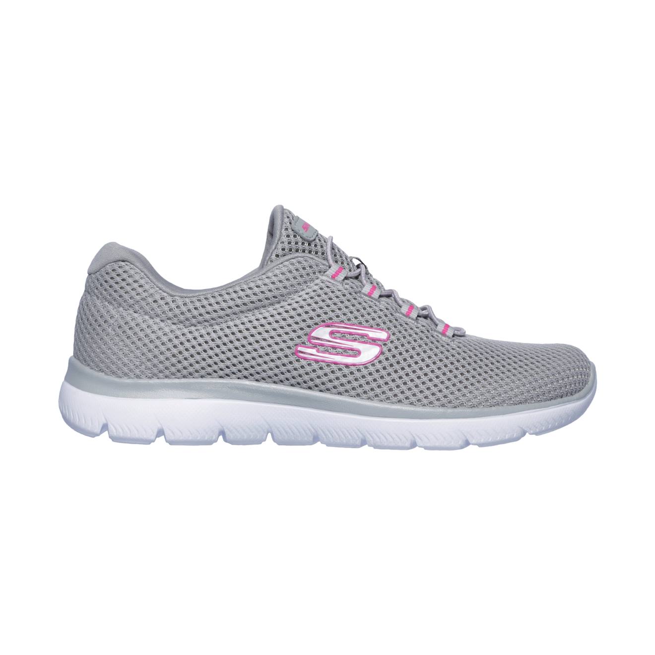 Baskets Basses Lacets Gris Rose 70 €