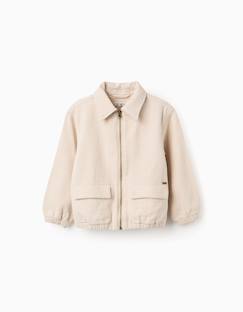 -Blouson aviateur en coton avec poches à rabat