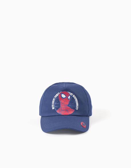 Garçon-Accessoires-Casquette en coton sergé avec imprimé spider-man