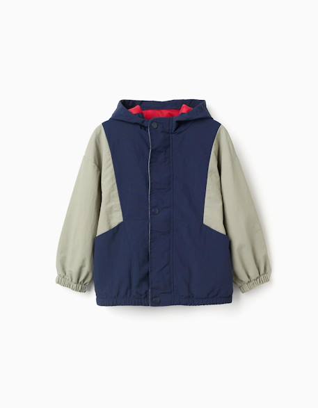 Garçon-Manteau, veste-Veste-Parka à capuche et extrémités élastiques
