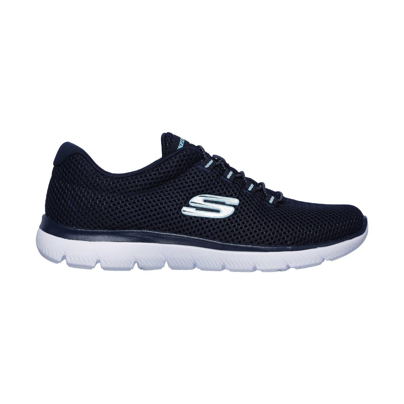 Baskets Basses Lacets Marine Bleu Clair 63 €