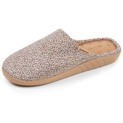 -Chaussons mules velours semelle ergonomique, mousse à mémoire forme