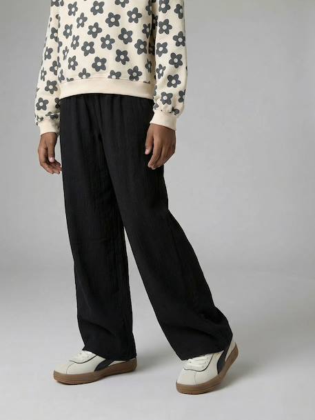 Fille-Pantalon-Pantalon large fille maille
