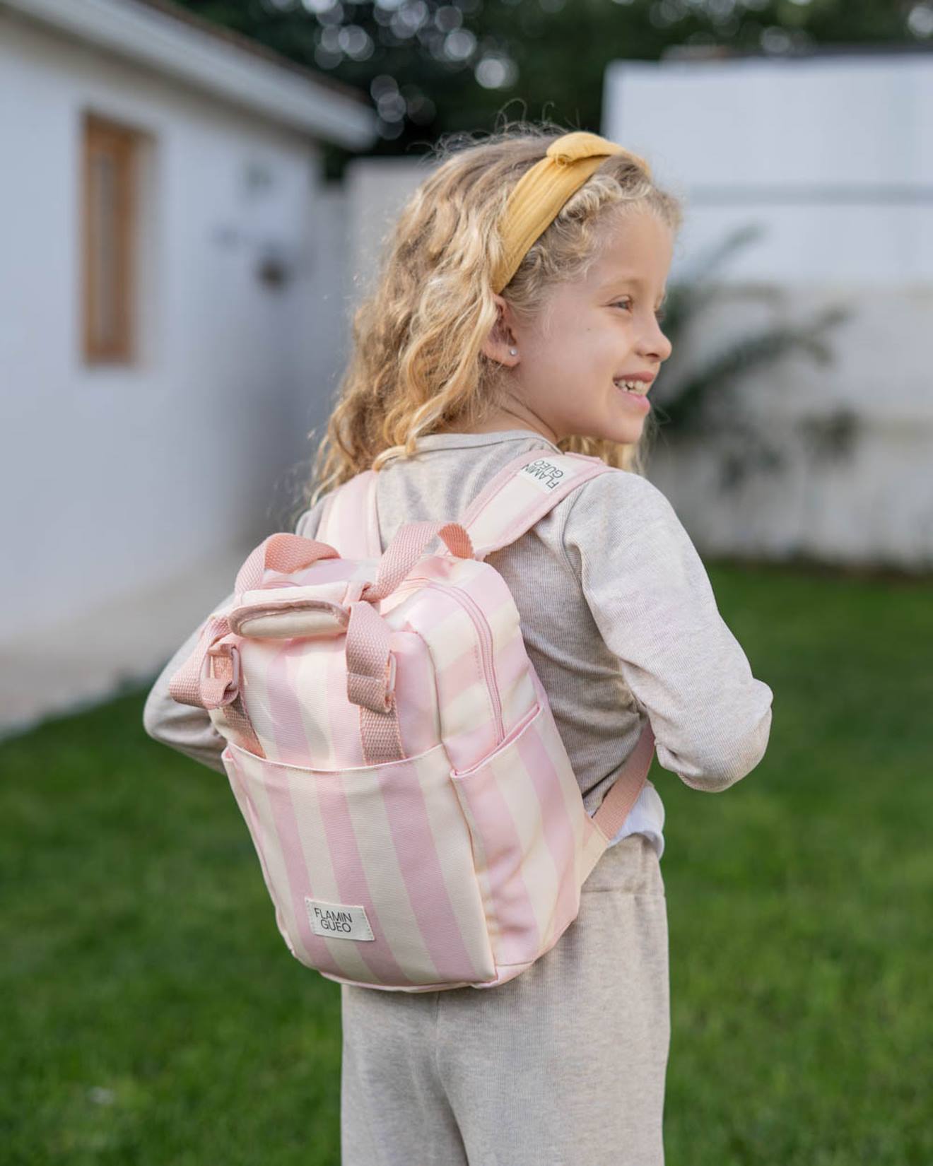 Sac A Dos Enfant Polyester Rose