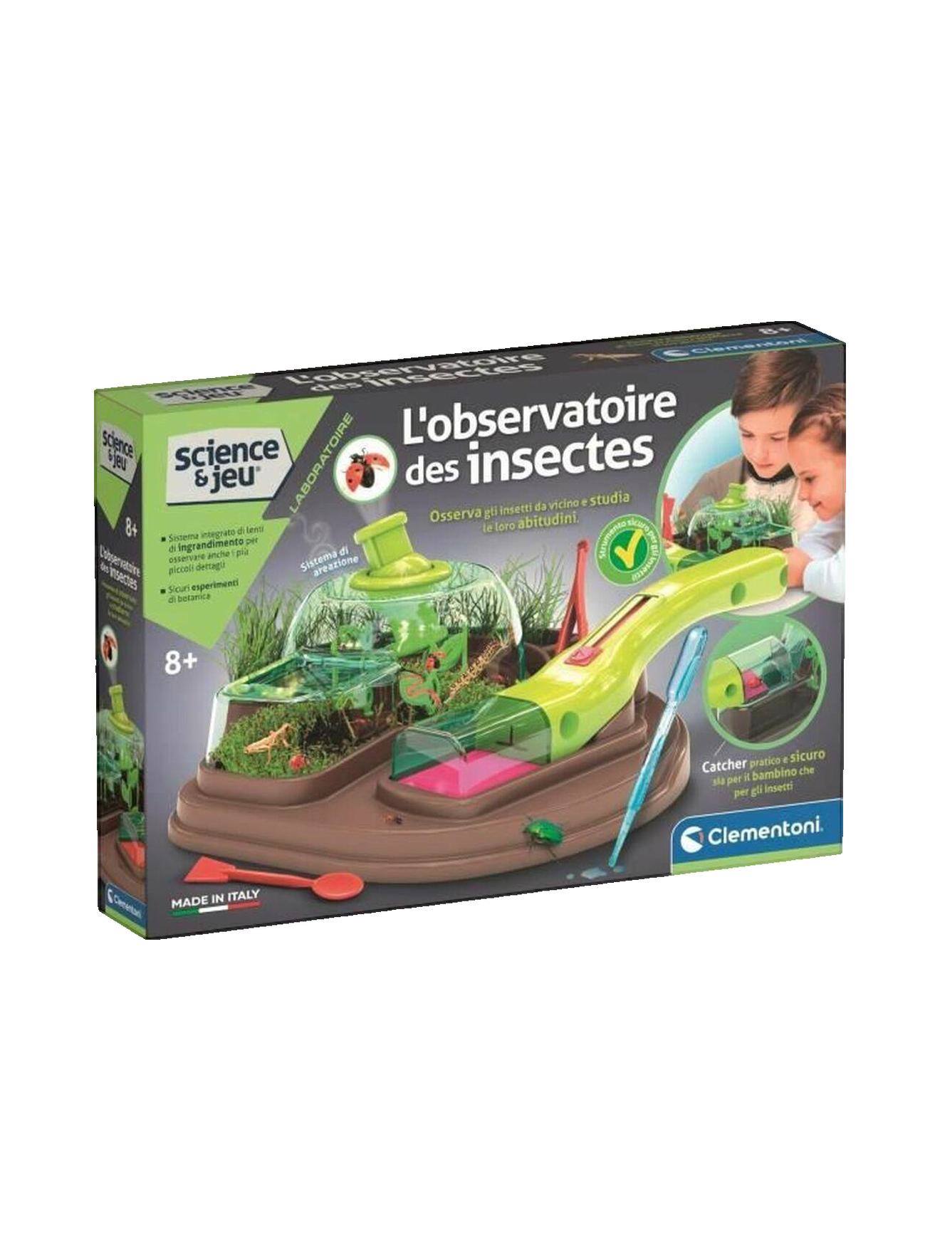 Laboratoire D'observation Insectes - Dôme Transparent Avec Loupe- Jeu Éducatif Scientifique - Dès 8 Ans Multicolore