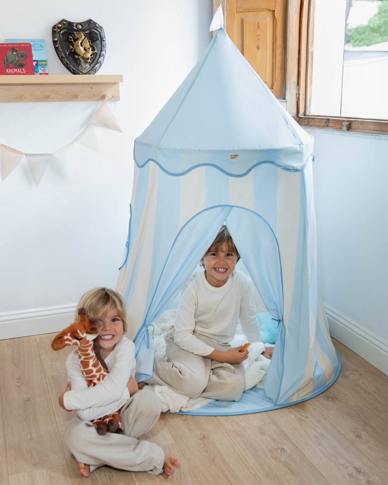 Tipi Enfant Polyester Bleu Tipi Enfant Polyester Bleu