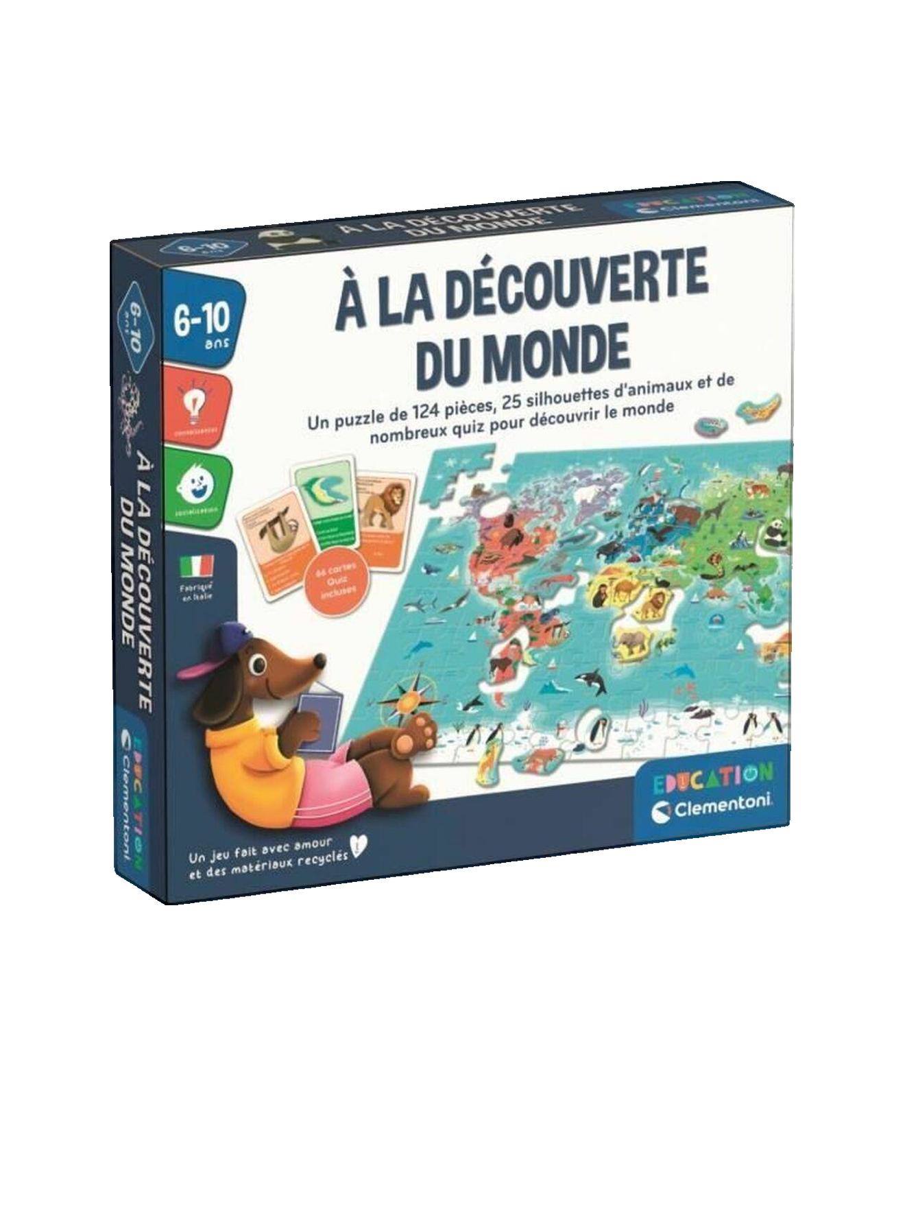 Puzzle Interactif Éducatif - Animaux Du Monde – 6 Ans Et Plus Multicolore