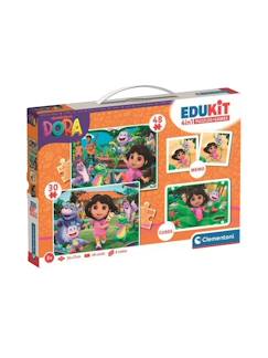 Jouet-Jeu éducatif edukit 4 en 1 - dora l'exploratrice - 3 ans et plus