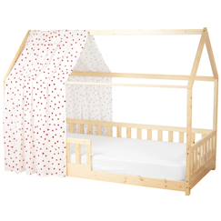 Linge de maison et décoration-Ciel de lit cabane en gaze de coton solo 360 cm