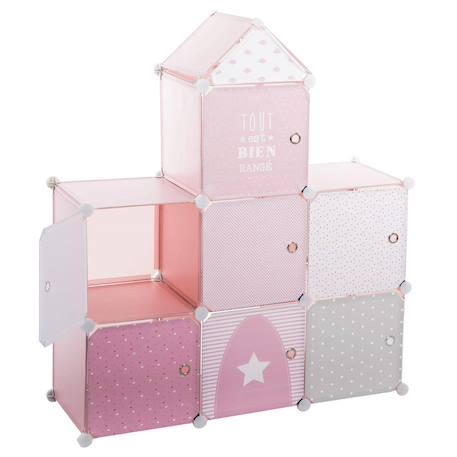 Casiers de rangement enfant chà‚teau Rose 2 - vertbaudet enfant 