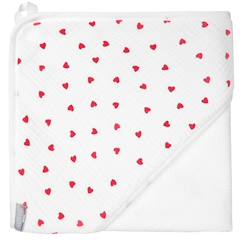 Linge de maison et décoration-Linge de bain bébé-Cape de bain-Ma première cape de bain en bambou lovio