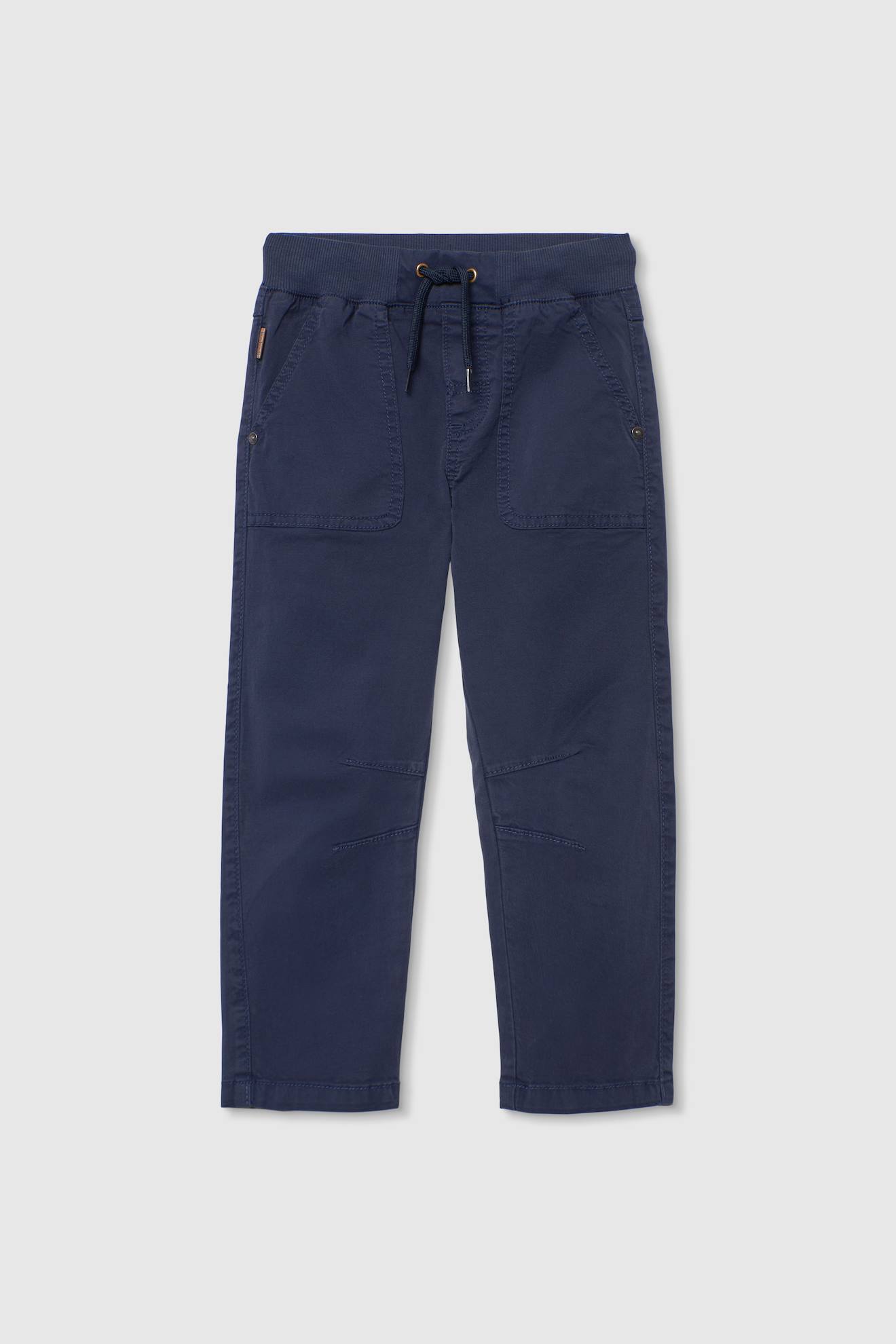 Pantalon Garçon En Coton Bleu