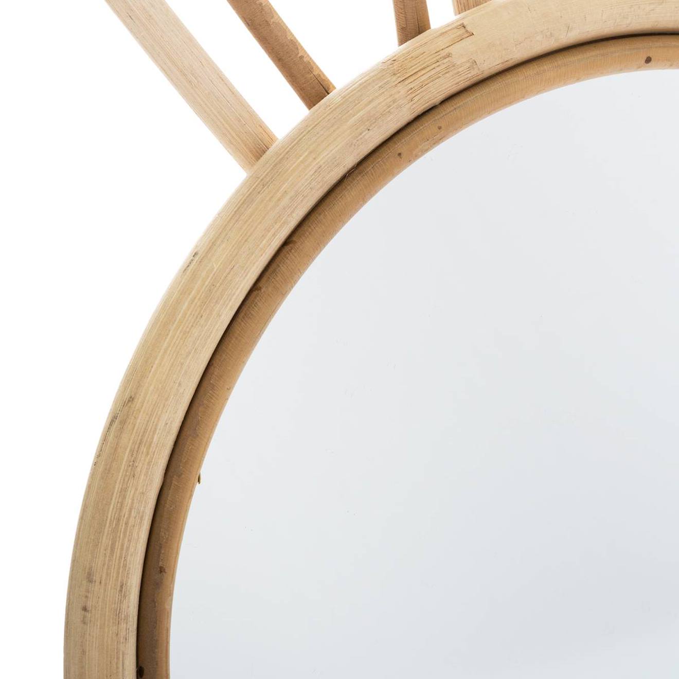 Miroir Lapin En Bambou - Kenai Beige (Atmosphera) - Image 2
