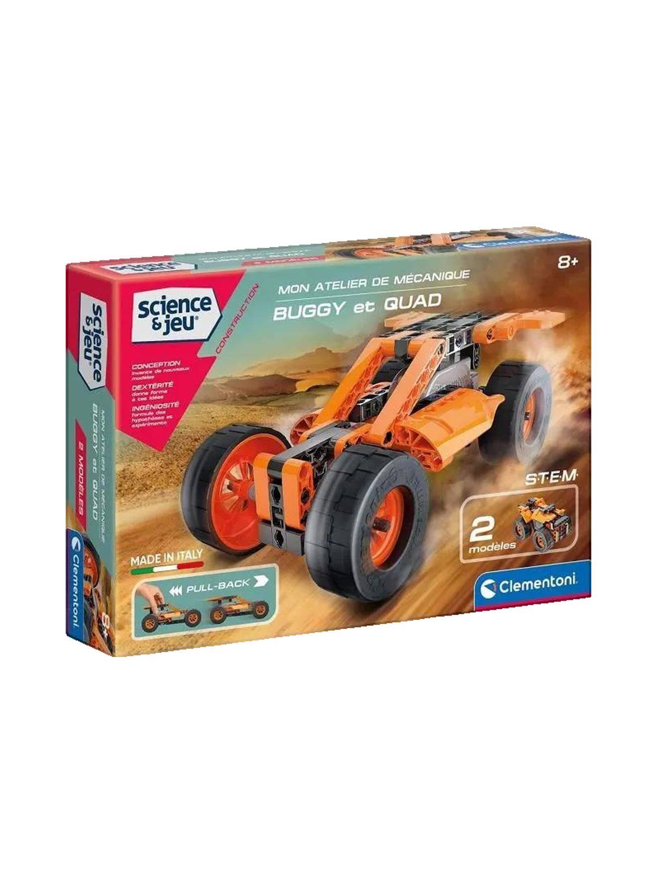 Jeu De Construction Atelier Mécanique Buggy & Quad – Dès 8 Ans Multicolore