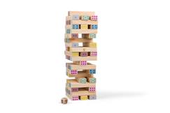 Jouet-Tour géante en bois fsc - blocs de construction numérotés