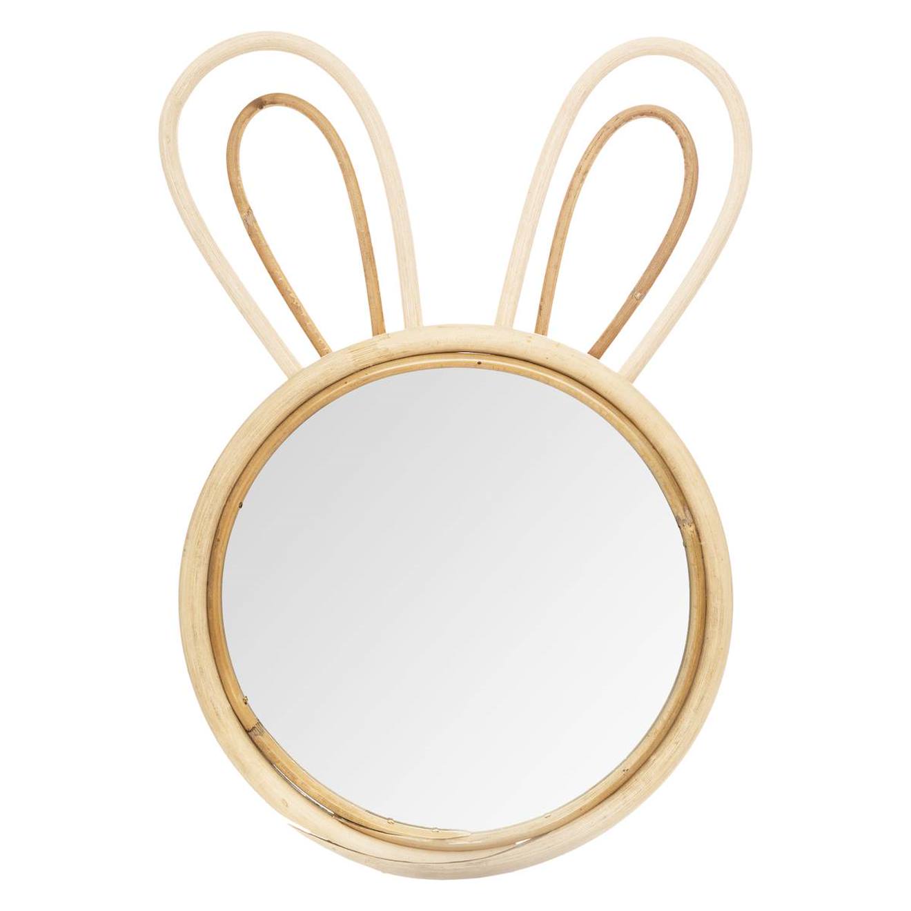 Miroir Lapin En Bambou - Kenai Beige (Atmosphera) - Image 1