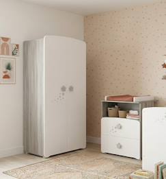Armoire 2 portes bébé en bois - nao  - vertbaudet enfant
