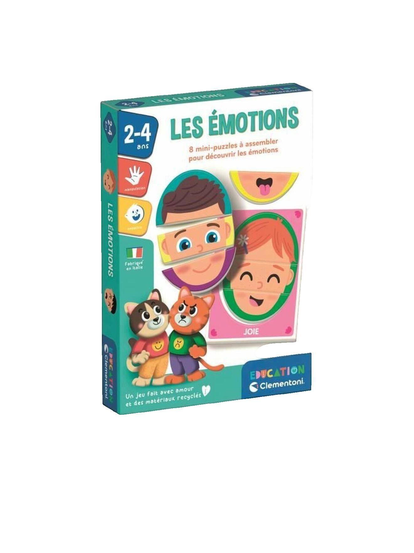 Puzzle Éducatif Les Émotions – 2 Ans Et Plus – Stimulation Socio-émotionnelle Multicolore