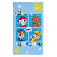 -Serviette de bain et de plage imprimée 100% coton, pat patrouille enjoy