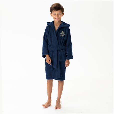 Peignoir enfant brodé 100% coton, psg vainqueurs  - vertbaudet enfant