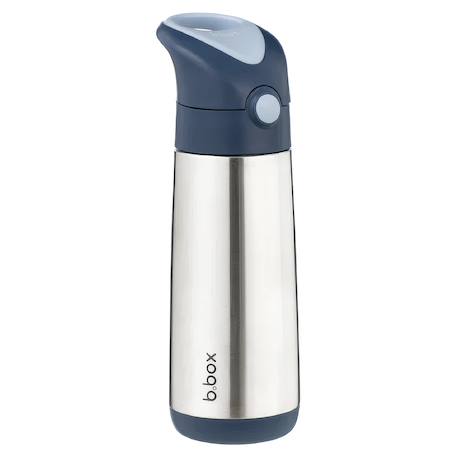 Gourde isotherme en inox avec paille  - vertbaudet enfant