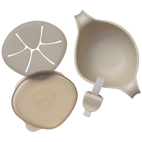 Bol d'apprentissage 3 en 1 latte Beige+Bleu+Rose+Vert d'eau 1 - vertbaudet enfant 