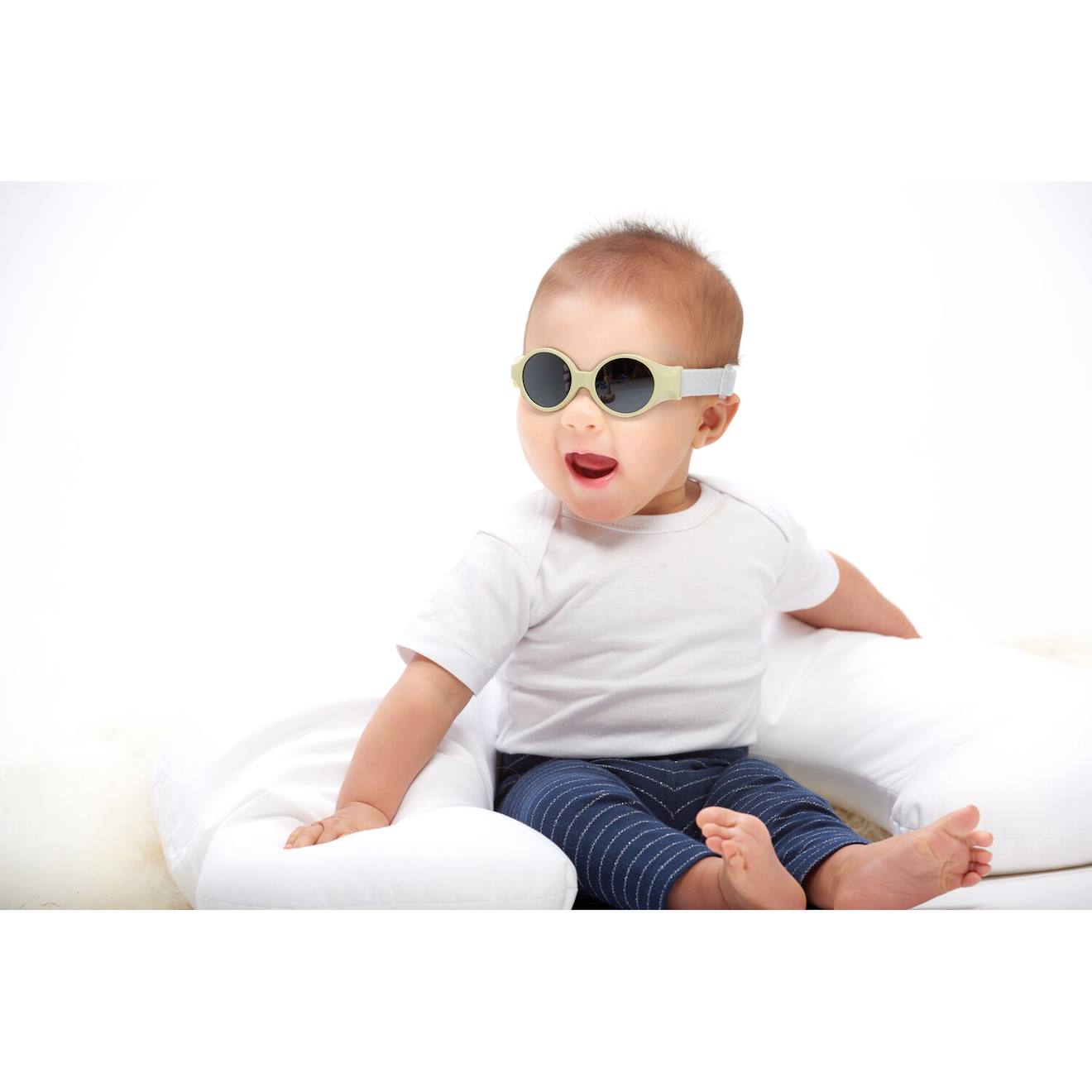 Lunettes De Soleil Bandeau Ajustable 0-9 Mois Jaune Clair (Béaba) - Image 1