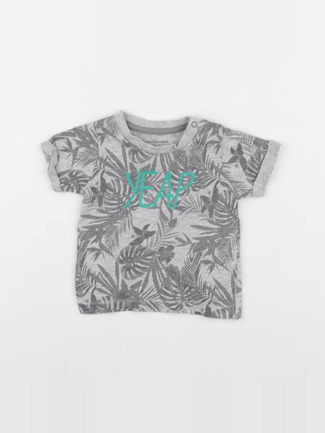Tee-shirt - 3 mois Gris 1 - vertbaudet enfant 